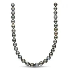 10.9-12.3 mm AA /AAA Tahitian Drop Pearl Necklace