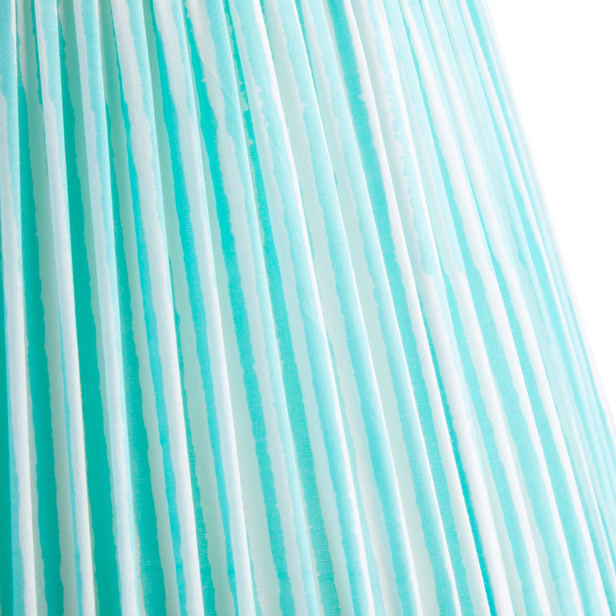 16cm empire shade in aqua chalk stripes