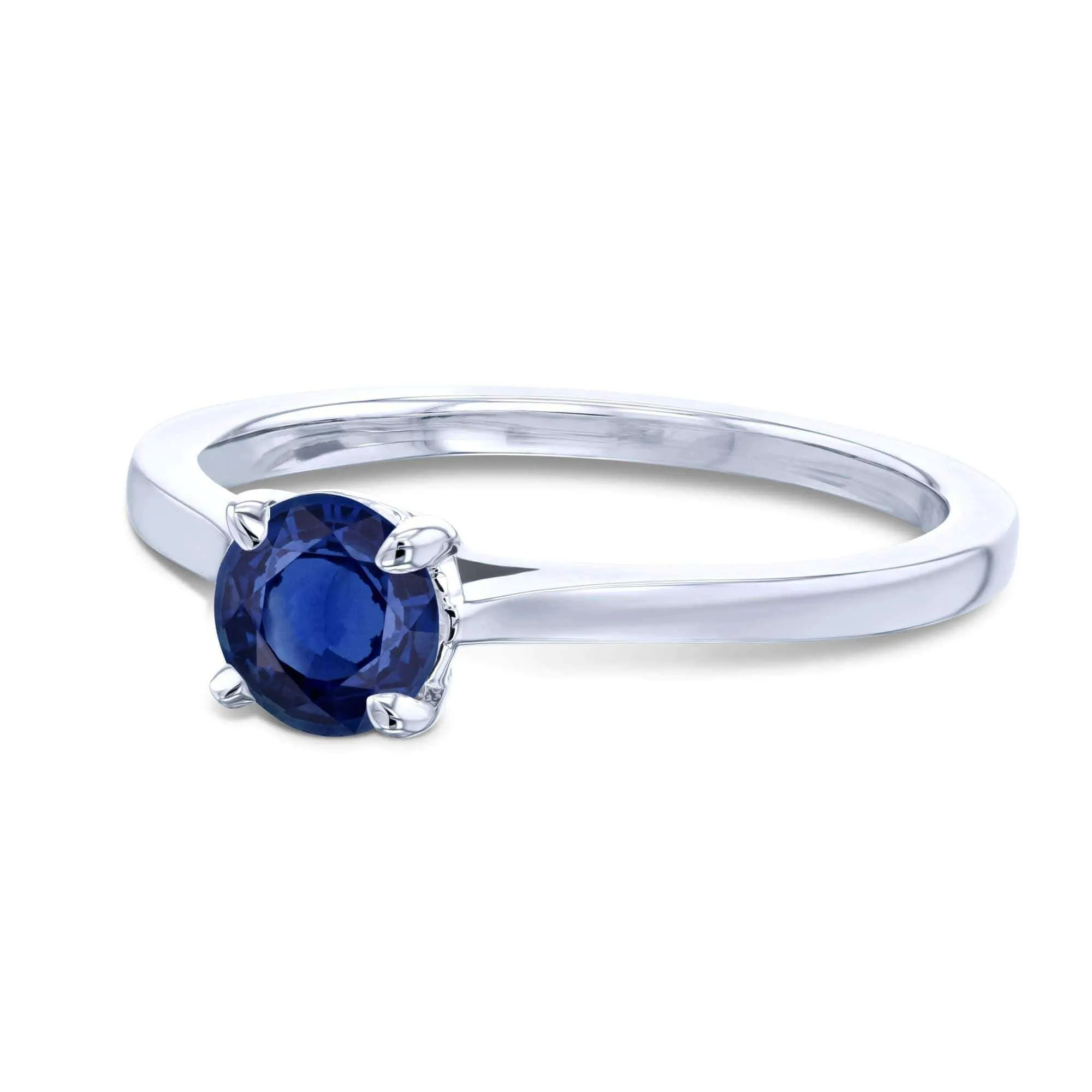 5mm Blue Sapphire Ring