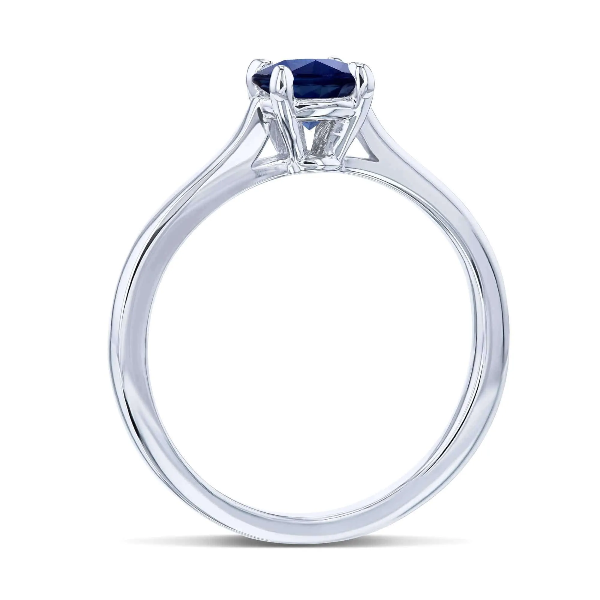 5mm Blue Sapphire Ring