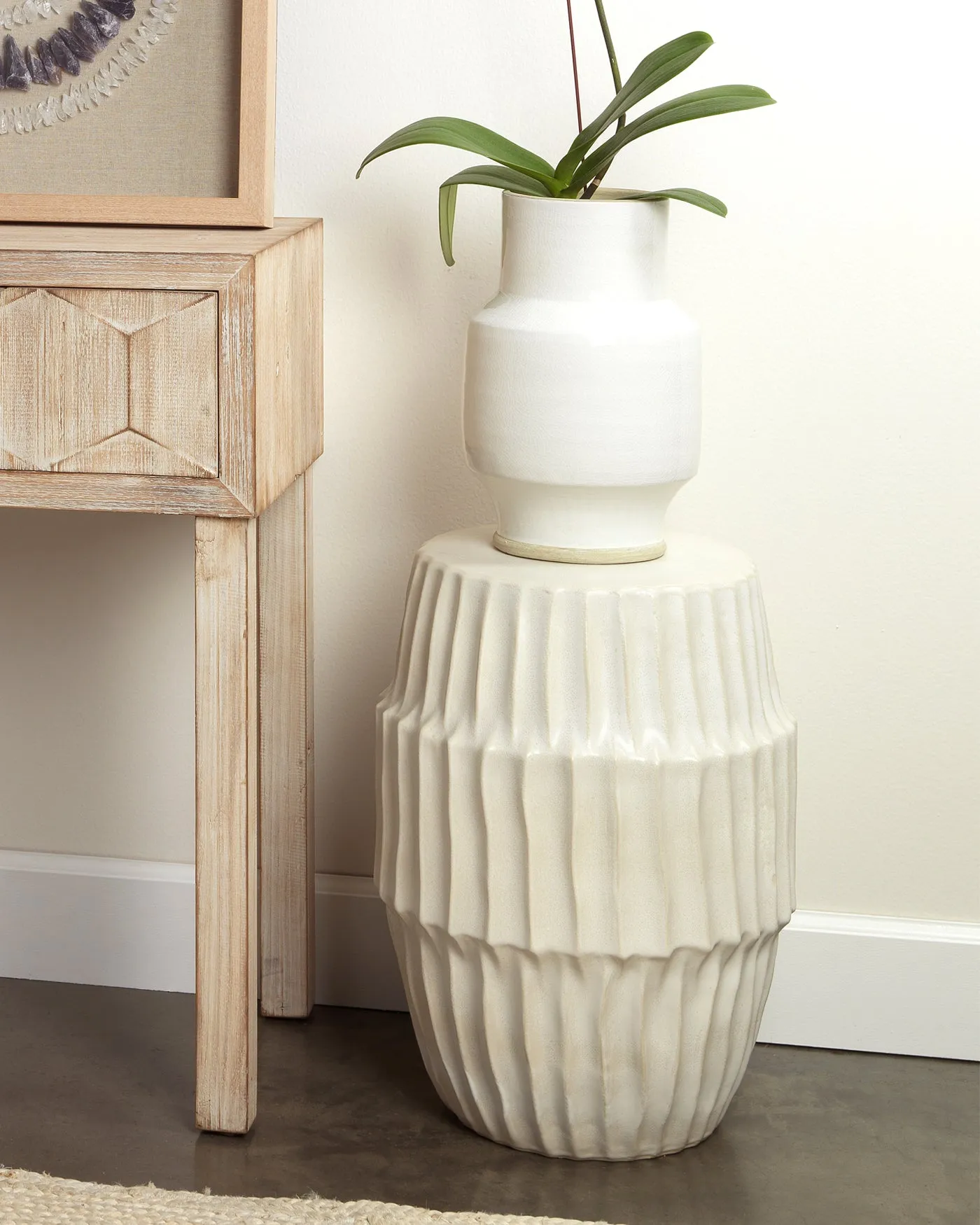 Algae Side Table - White