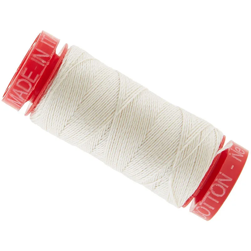 AURIfil 12 WT Cotton Small Spool Thread Ivory