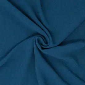 Avery Luxe Viscose Linen Crepe Aegean Blue ½ yd