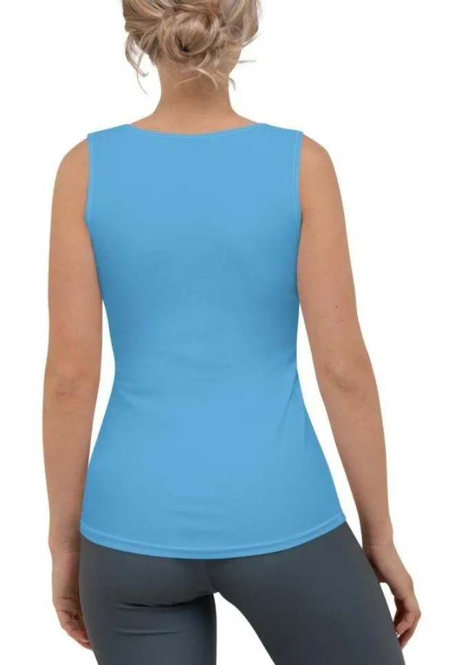 Azure Blue Tank Top