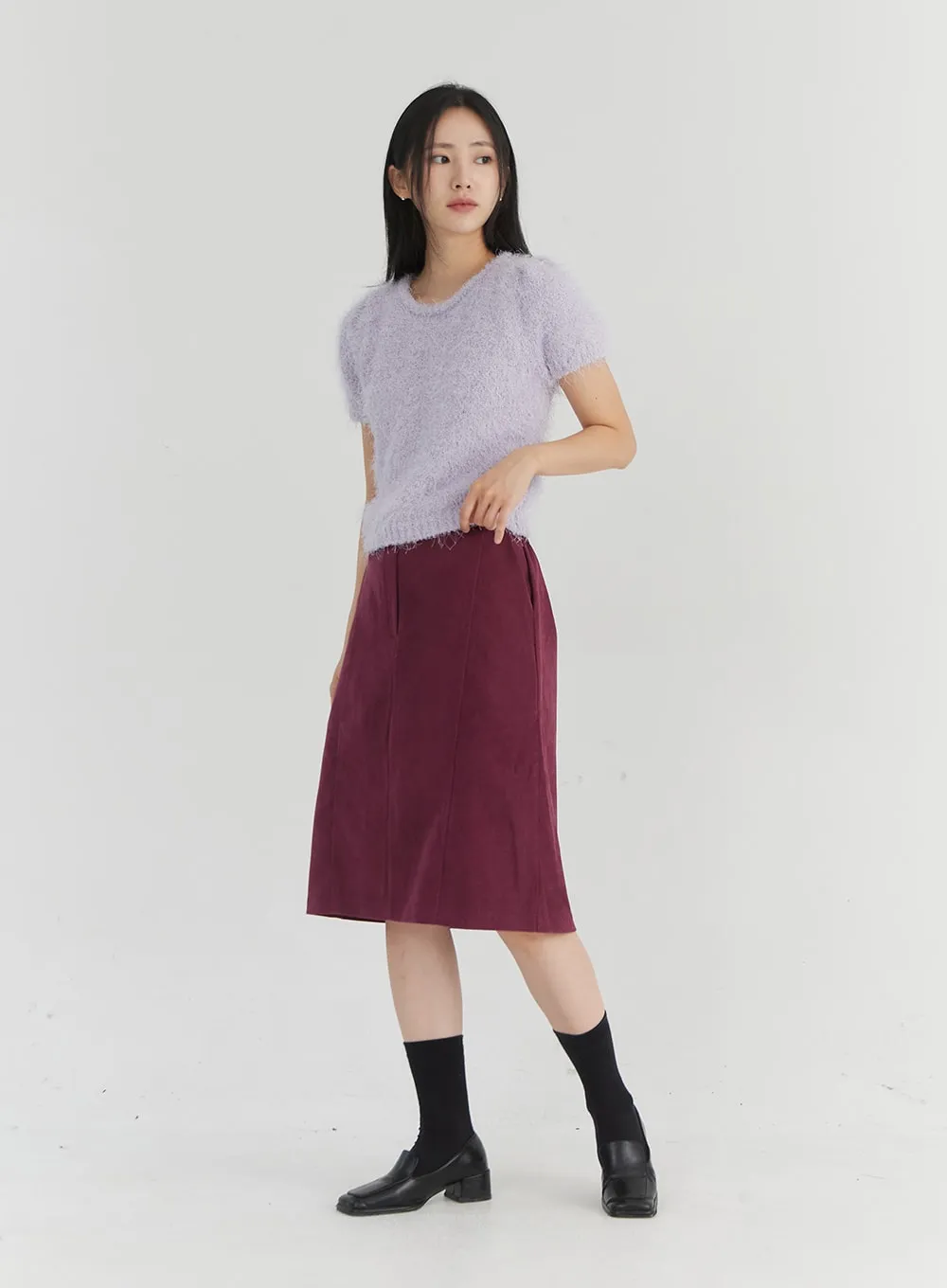 Banded Midi Skirt OO331