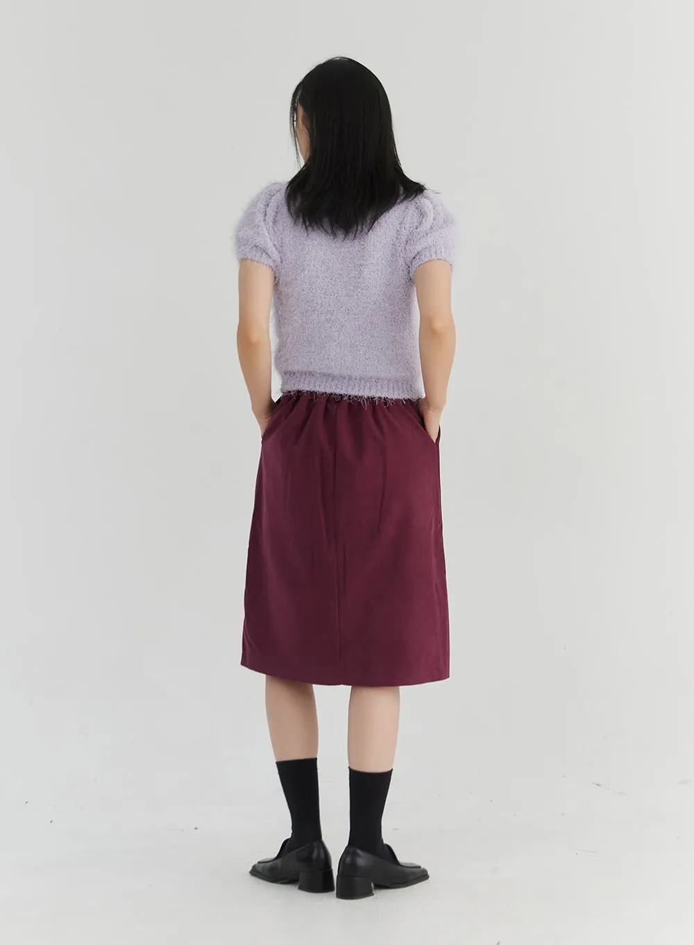 Banded Midi Skirt OO331