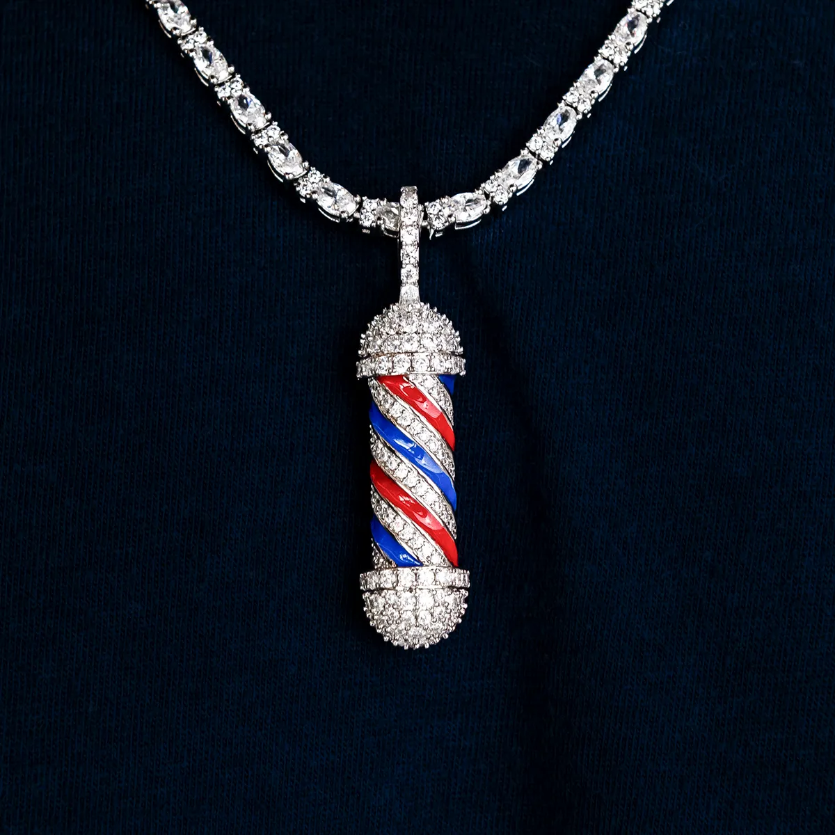 Barber Pole Pendant