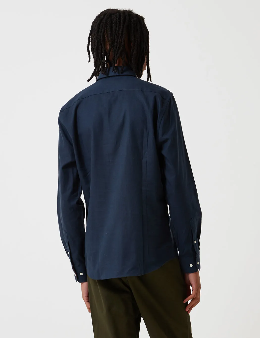 Barbour Stapleton Don Twill Shirt - Navy