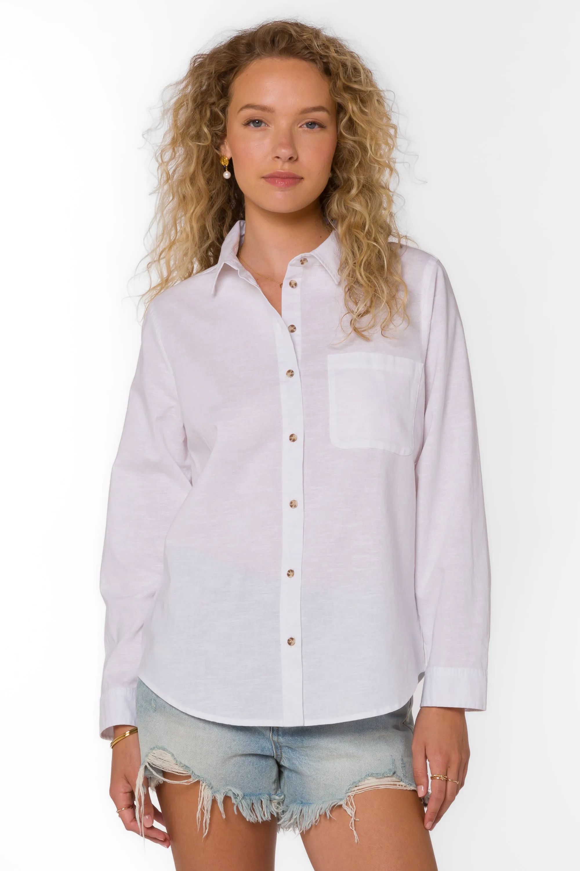 Belle White Shirt