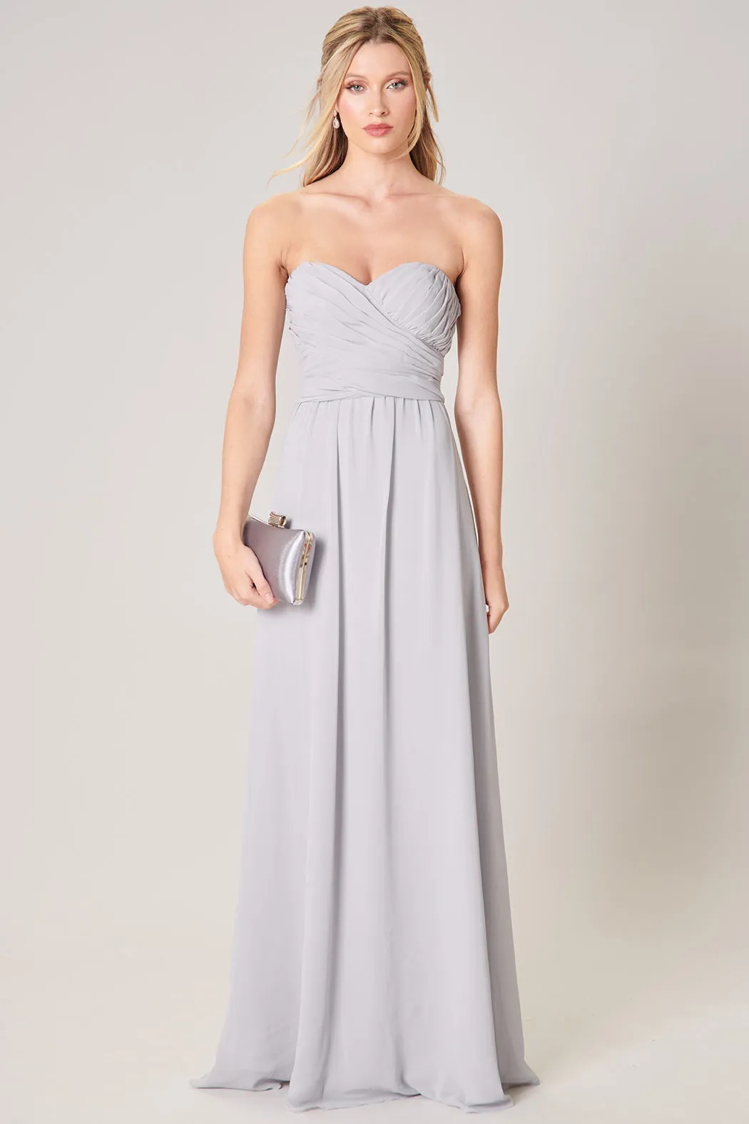 Beloved Ruched Sweetheart Convertible Dress