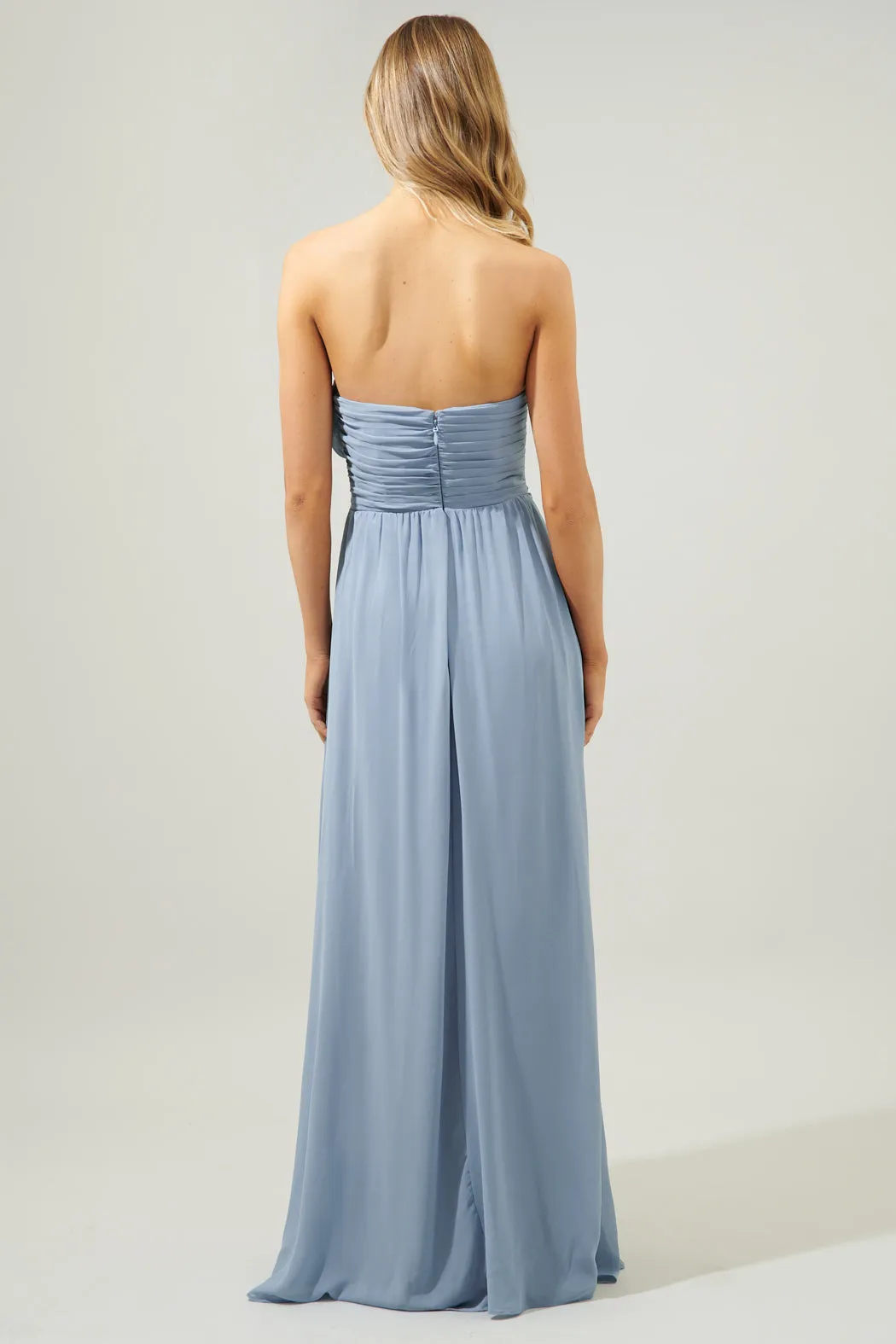 Beloved Ruched Sweetheart Convertible Dress