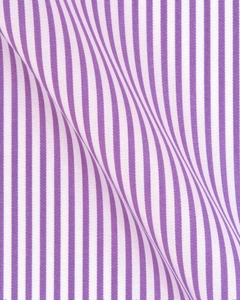 Canclini Argento Purple Stripe Shirt 3030.w110.0011.f03