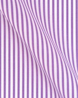 Canclini Argento Purple Stripe Shirt 3030.w110.0011.f03