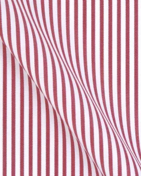 Canclini Argento Red Stripe Shirt 3030.w110.0006.f03