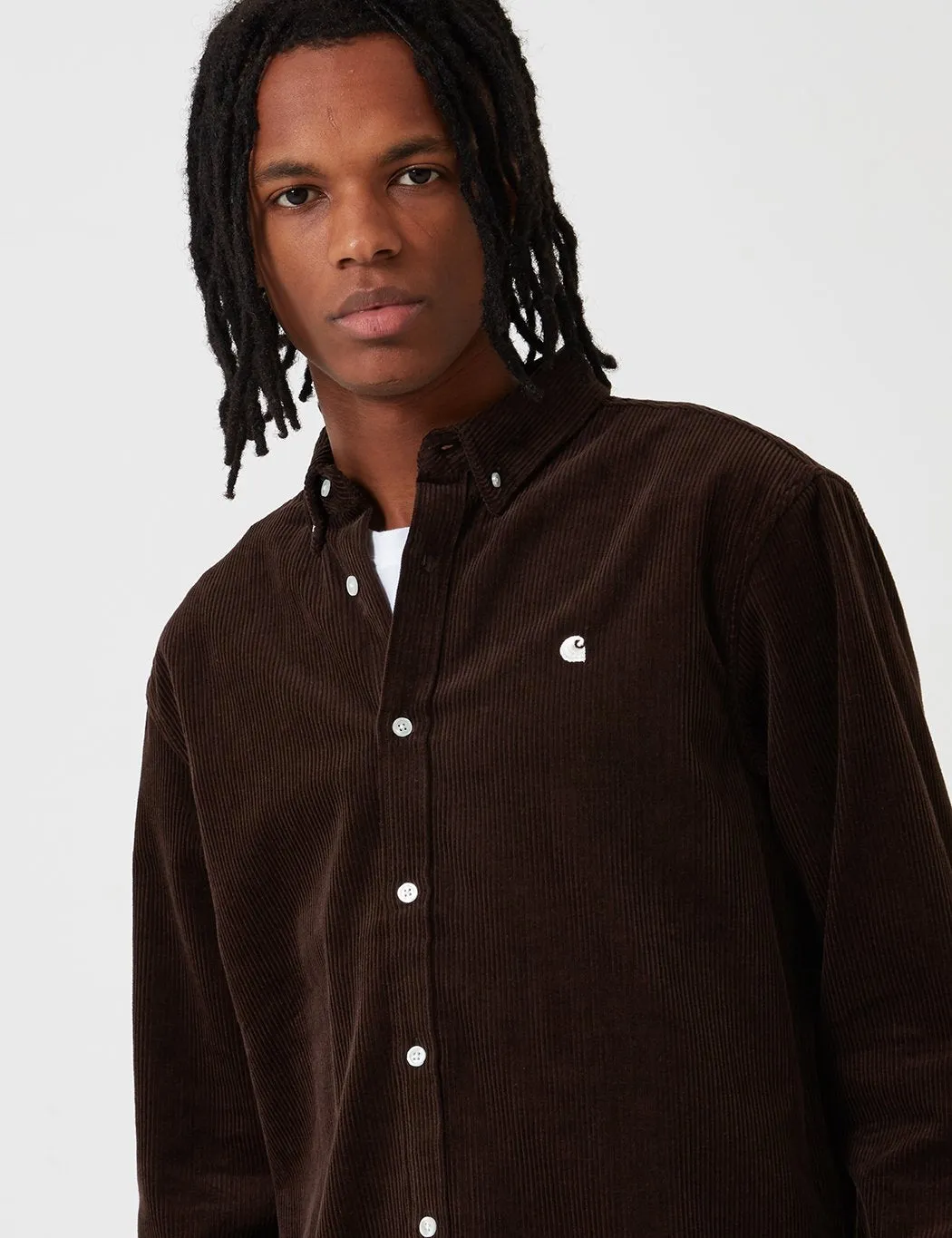 Carhartt-WIP Madison Cord Shirt - Tobacco Brown/Wax