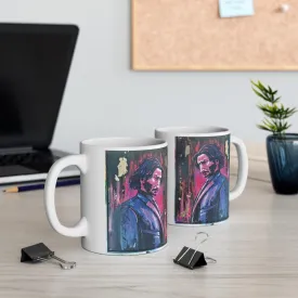 Ceramic Mug, (11oz, 15oz) Artwork John Wick