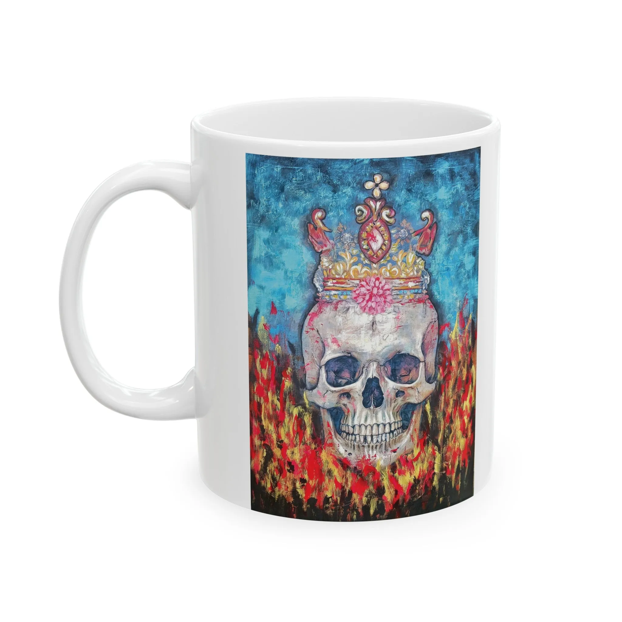 Ceramic Mug, (11oz, 15oz) Artwork The Queen