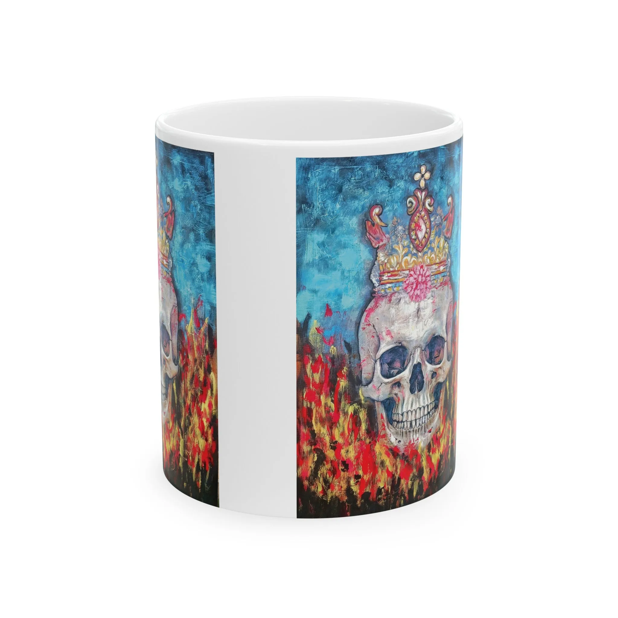 Ceramic Mug, (11oz, 15oz) Artwork The Queen