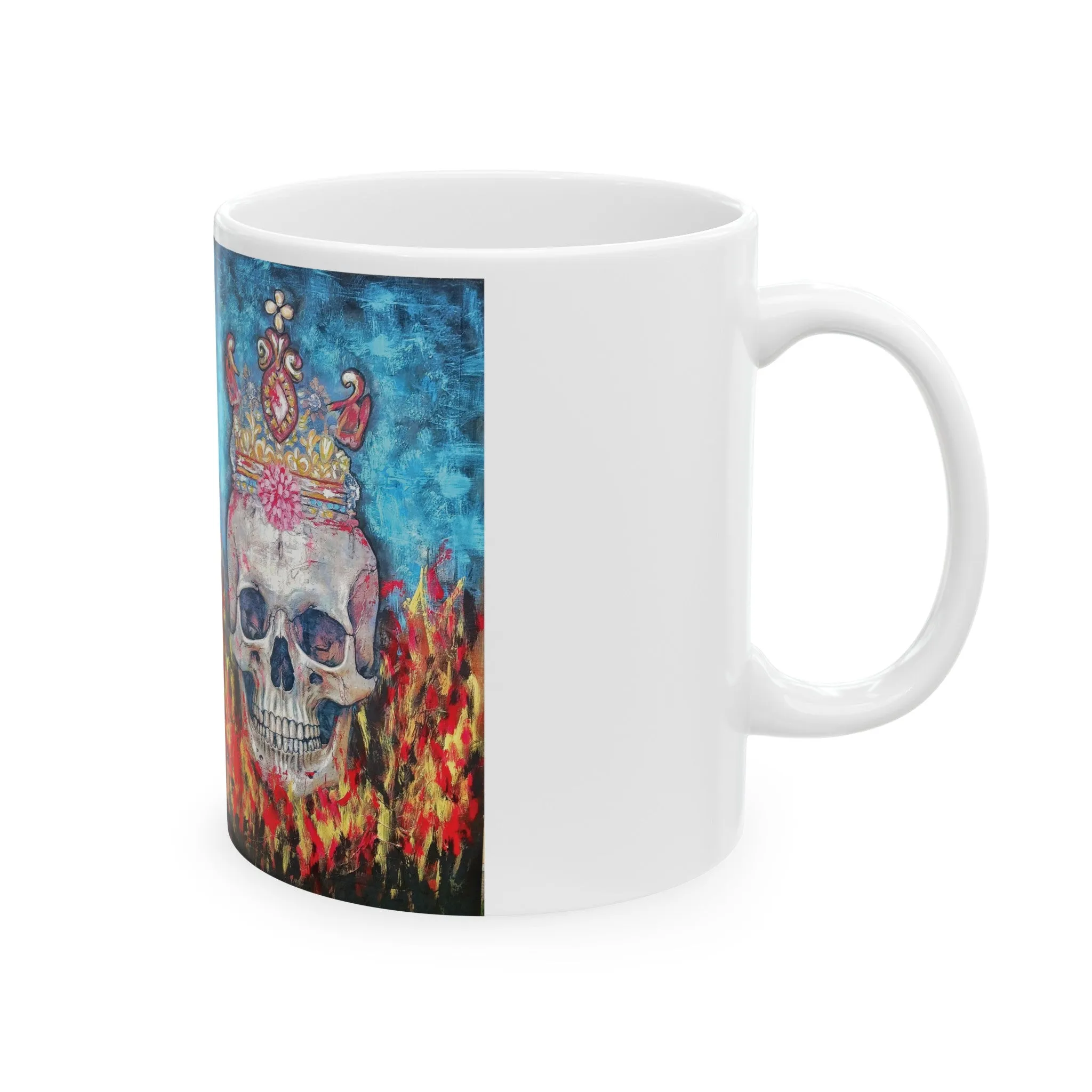 Ceramic Mug, (11oz, 15oz) Artwork The Queen