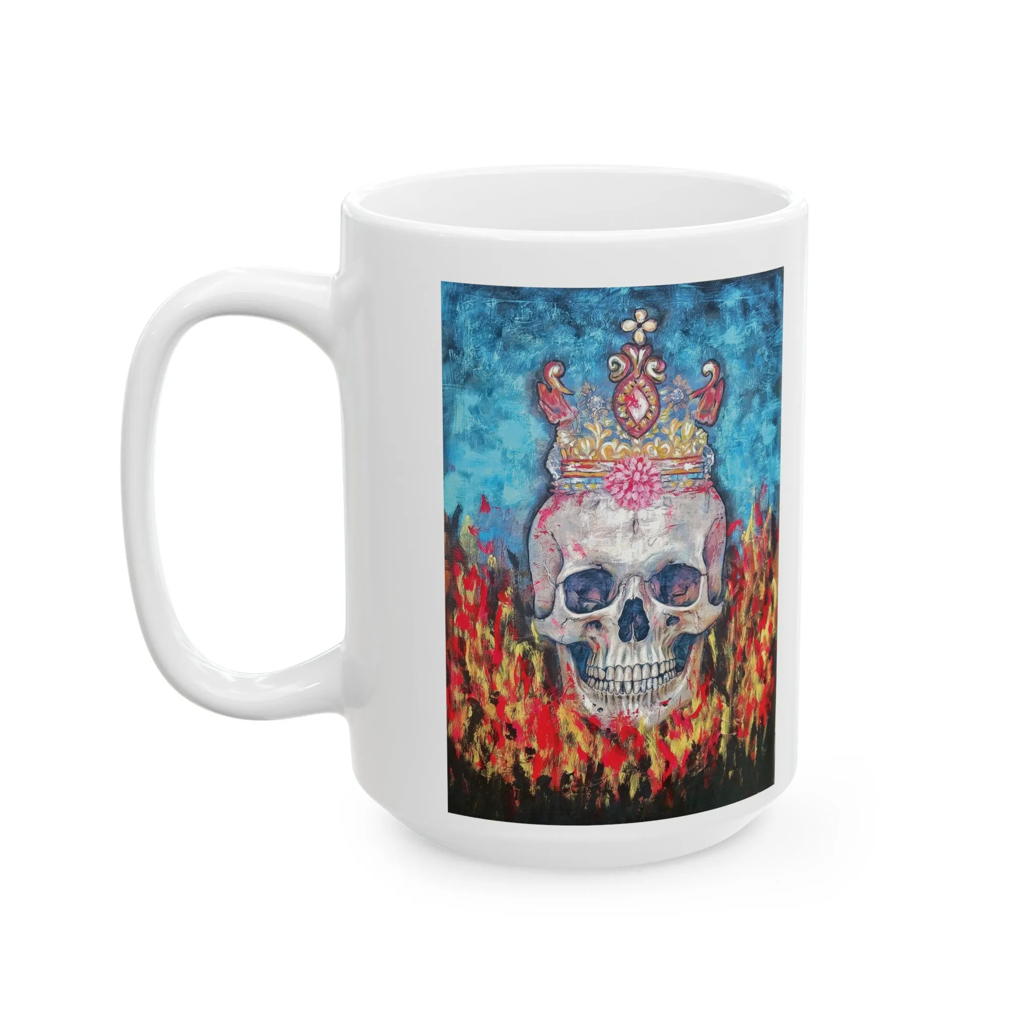 Ceramic Mug, (11oz, 15oz) Artwork The Queen