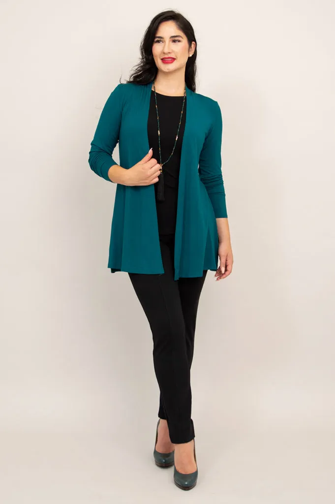 Chopra Jacket, Teal, Bamboo