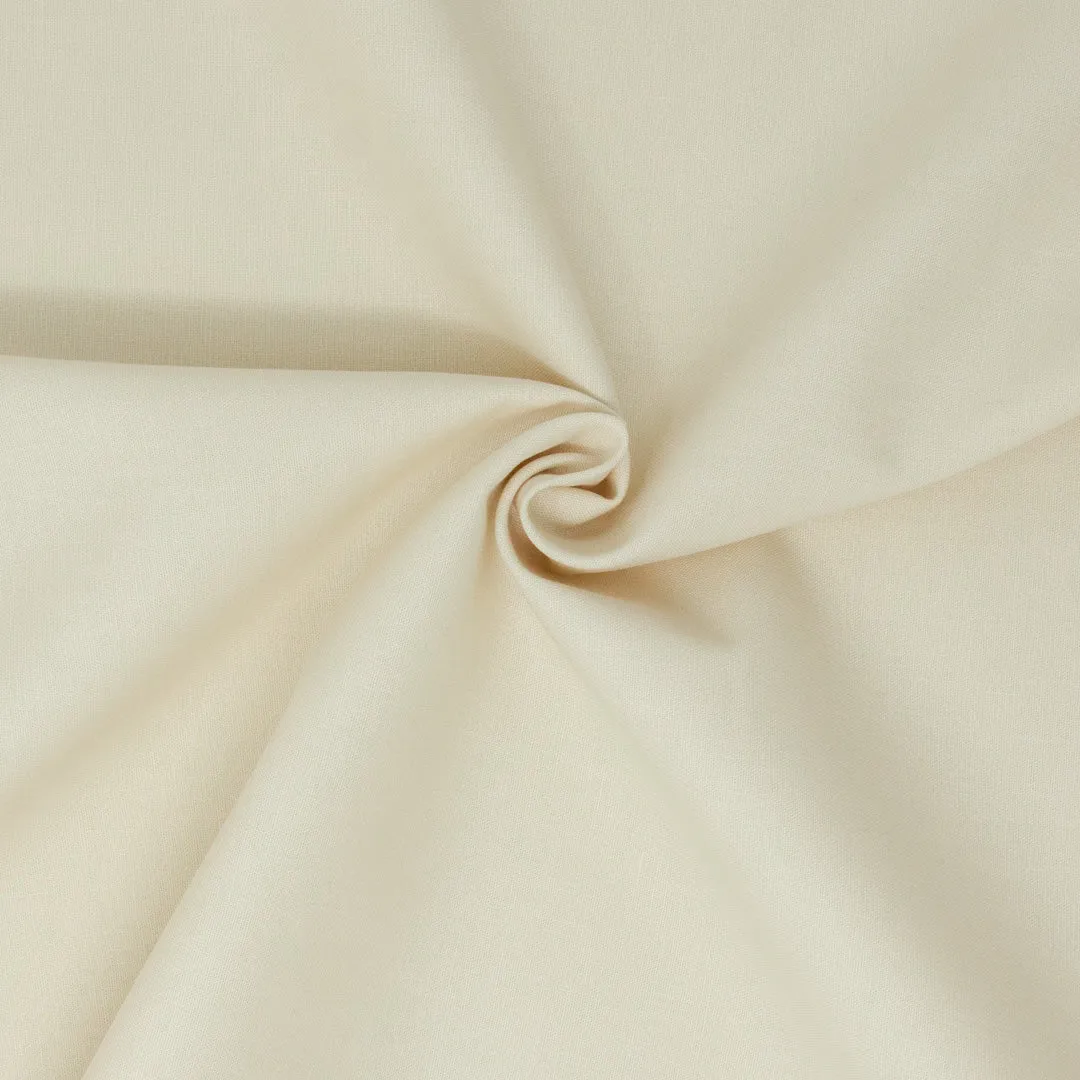 Colorworks Premium Solid Ivory ½ yd