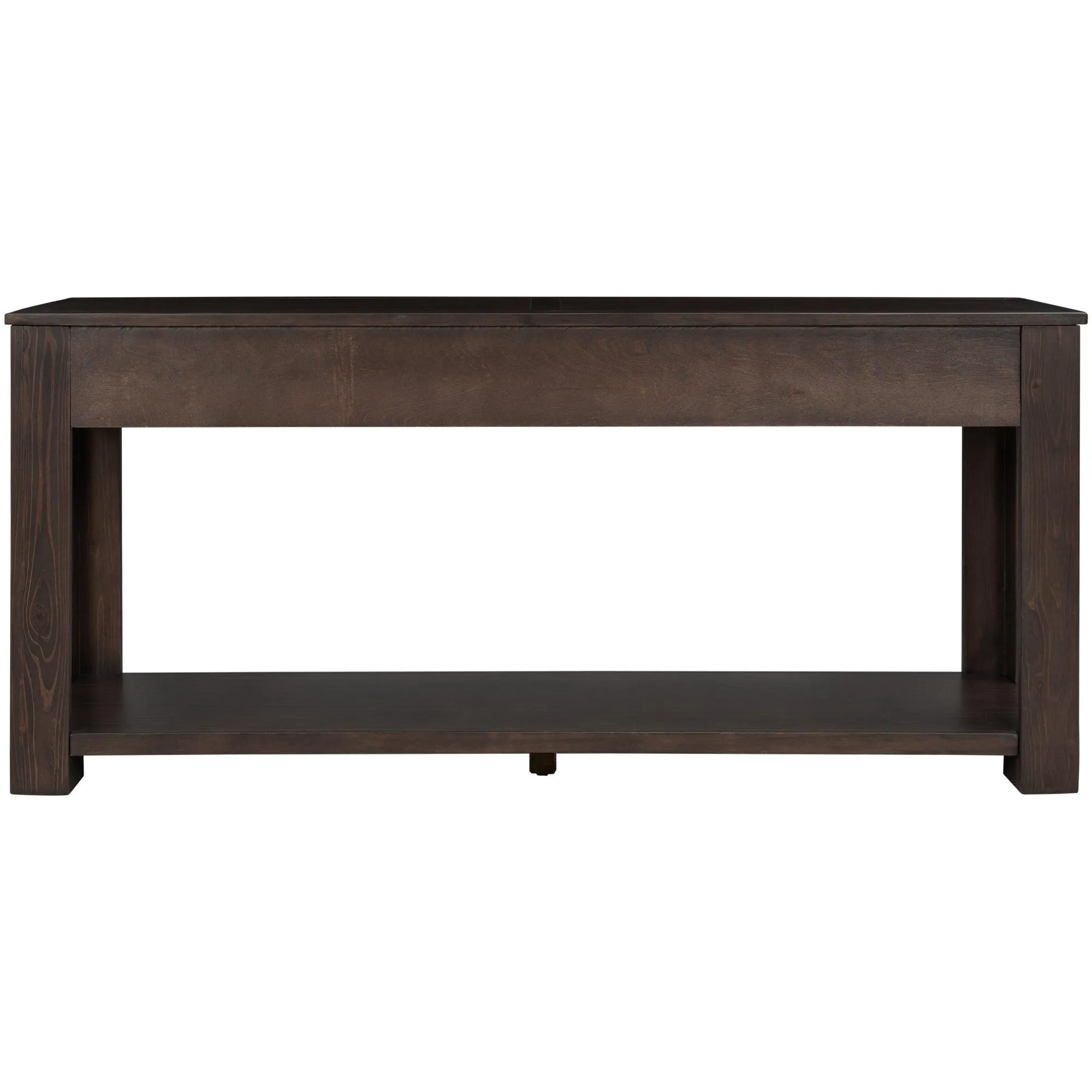 Console Table/Sofa Table with Storage Drawers and Bottom Shelf for Entryway or Hallway (Espresso)