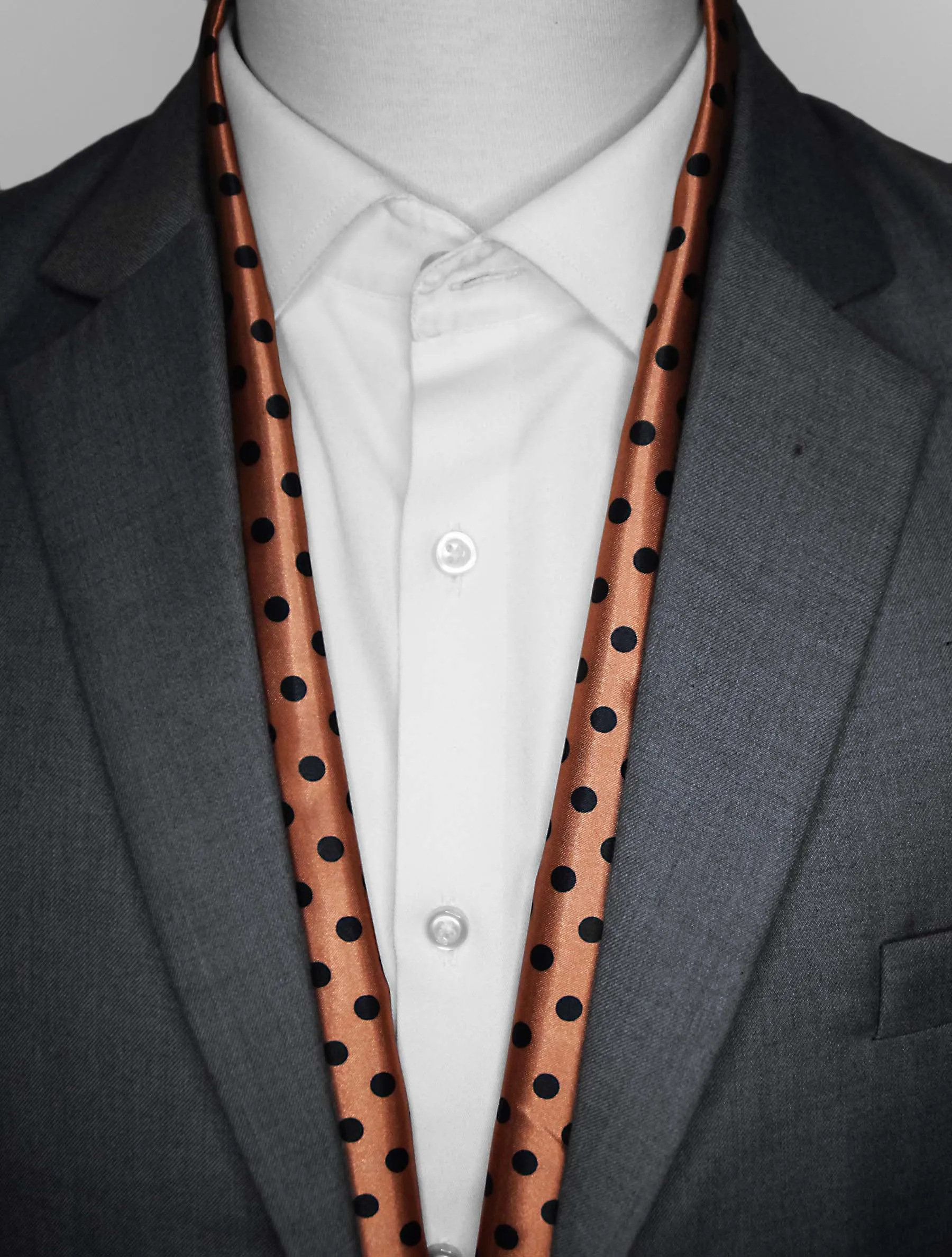 Coral Sands Polka Dot - Silk Men Scarves