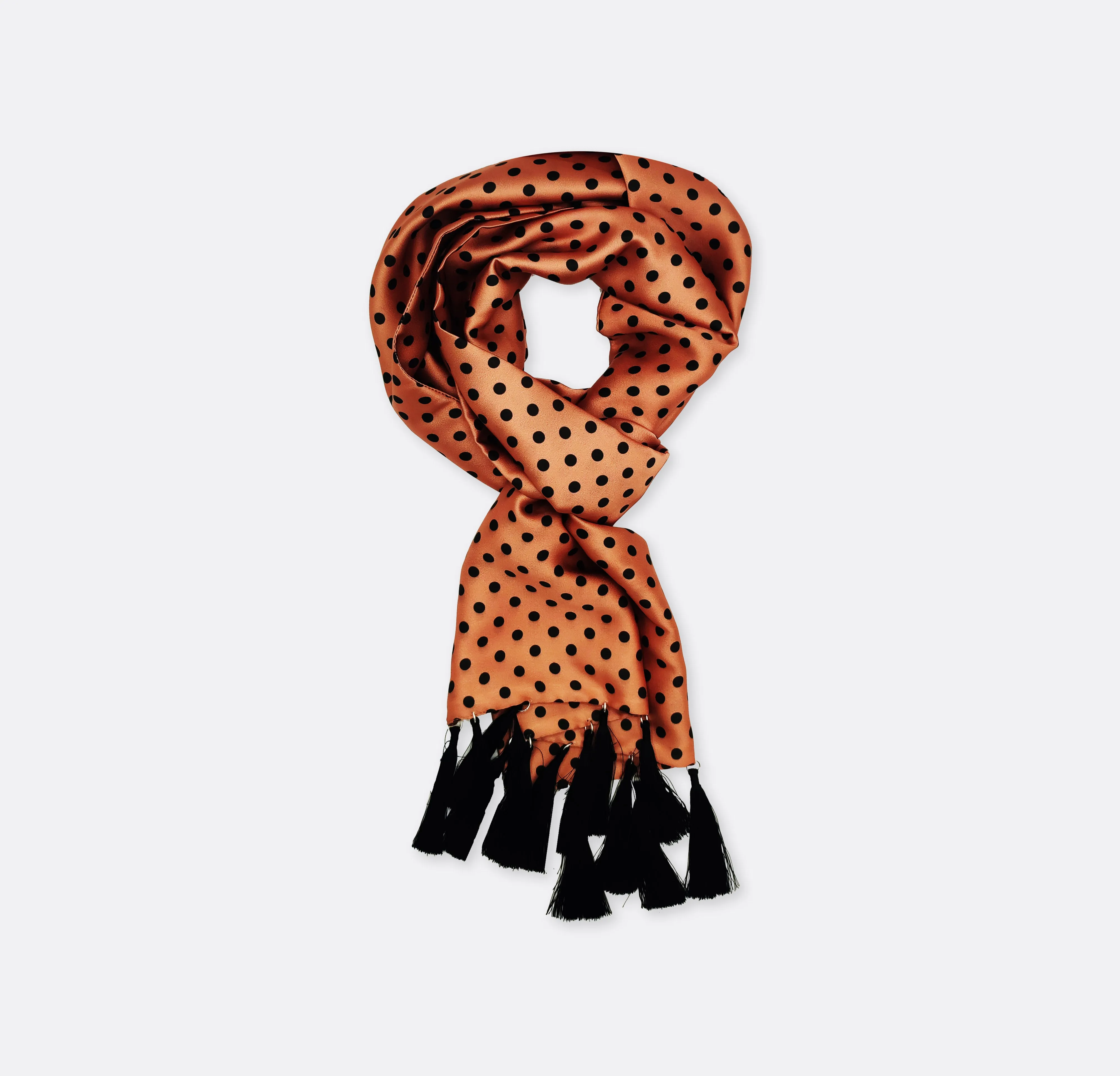 Coral Sands Polka Dot - Silk Men Scarves