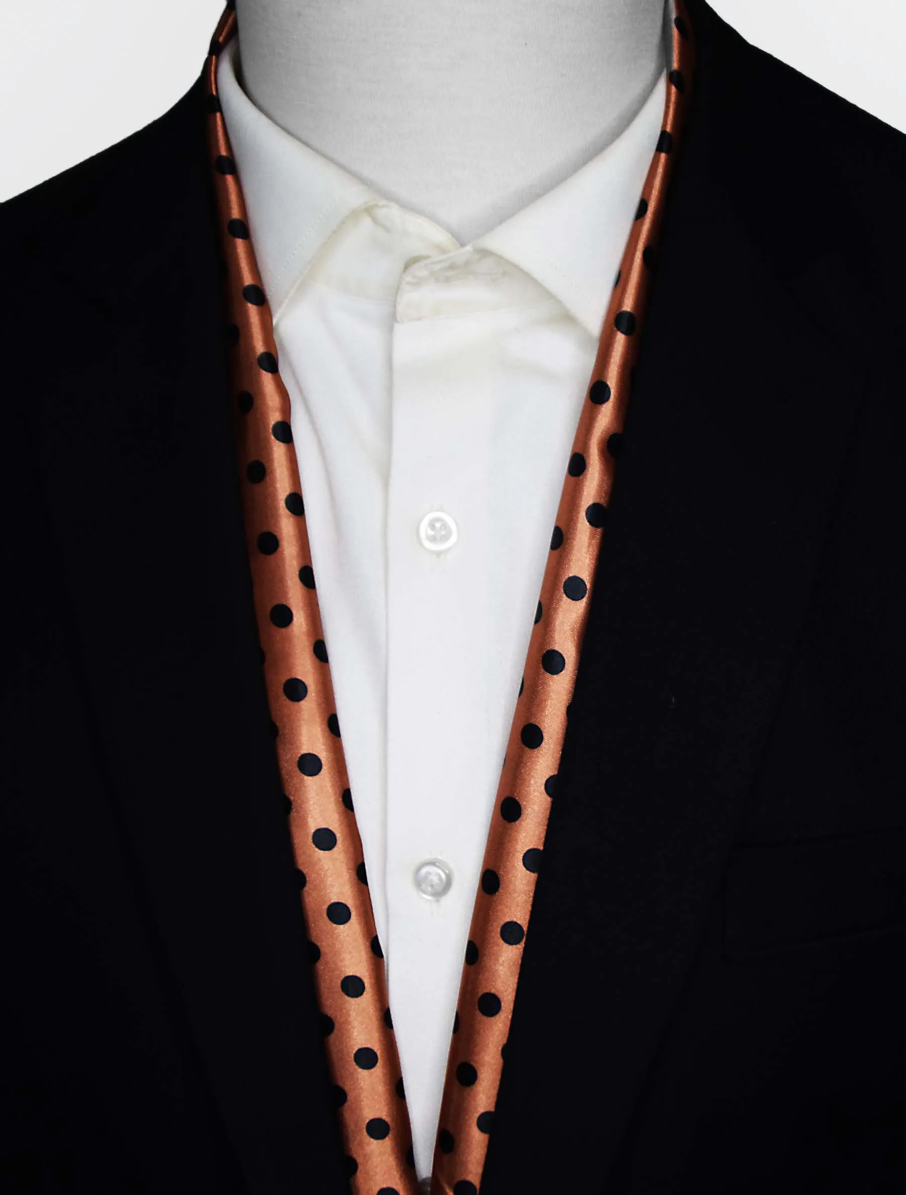 Coral Sands Polka Dot - Silk Men Scarves