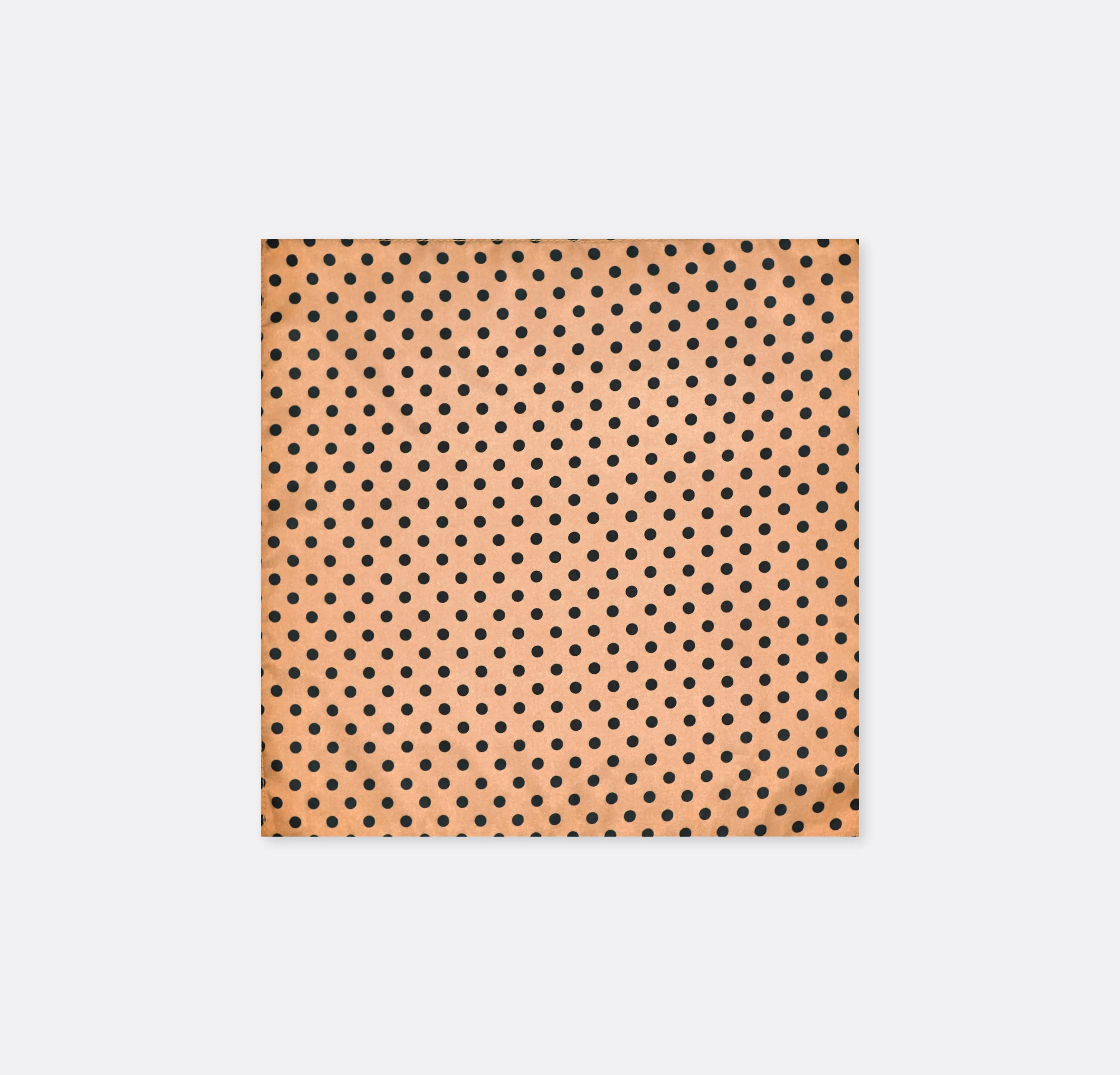 Coral Sands Polka Dot - Silk Pocket Squares