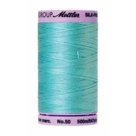 Cotton Sewing Thread - Blue Curacao 500m/547yd - Mettler Silk Finish All Purpose