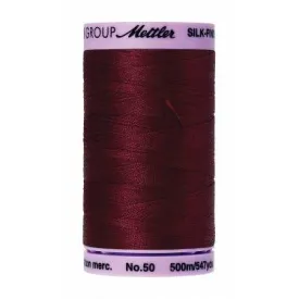 Cotton Sewing Thread - Cranberry Red 500m/547yd - Mettler Silk Finish All Purpose