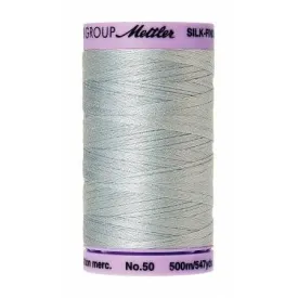 Cotton Sewing Thread - Moonstone Blue 500m/547yd - Mettler Silk Finish All Purpose