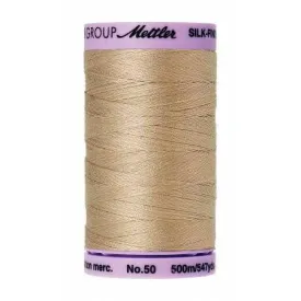 Cotton Sewing Thread - Straw Brown 500m/547yd - Mettler Silk Finish All Purpose