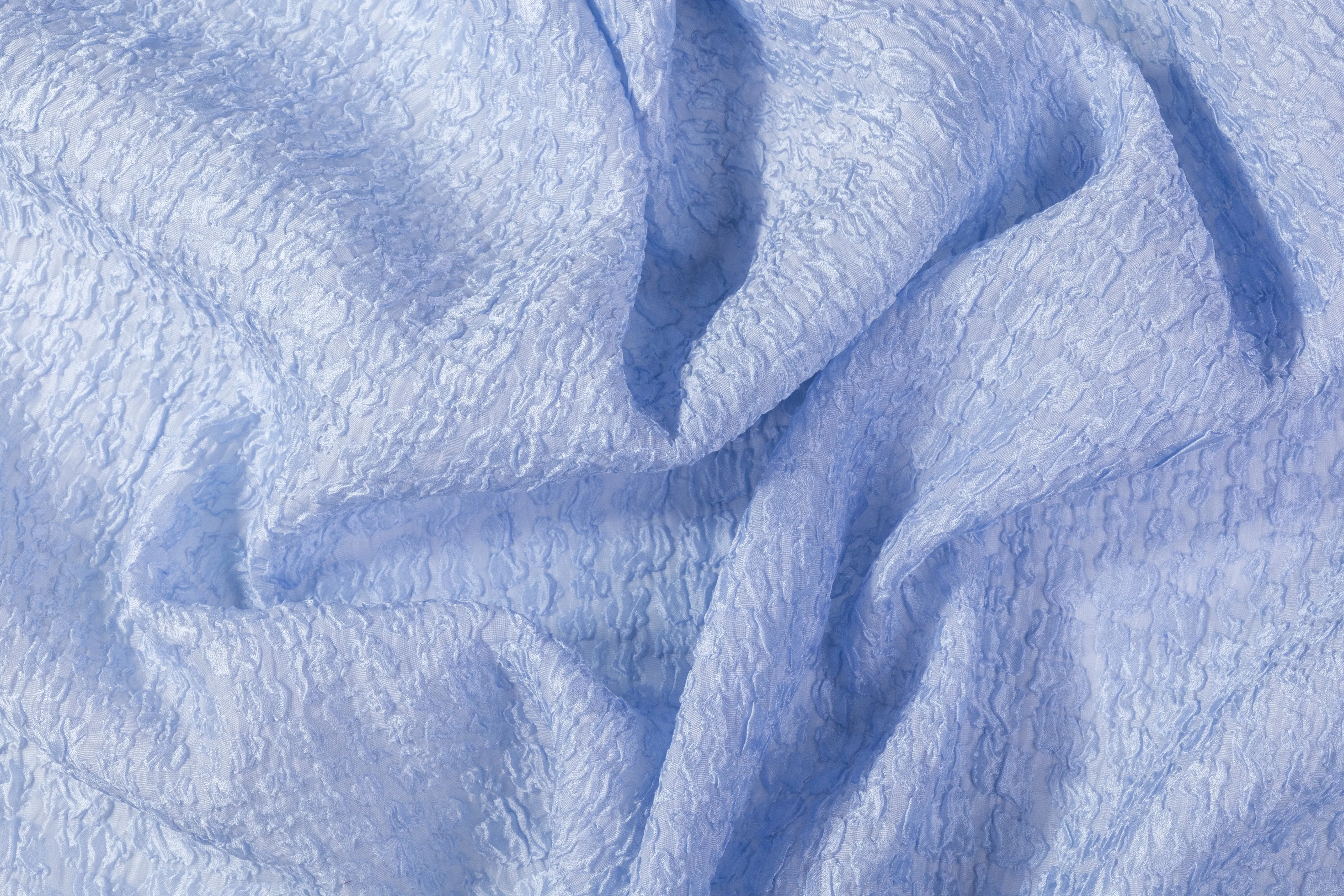 Crushed Silk Gauze - Periwinkle