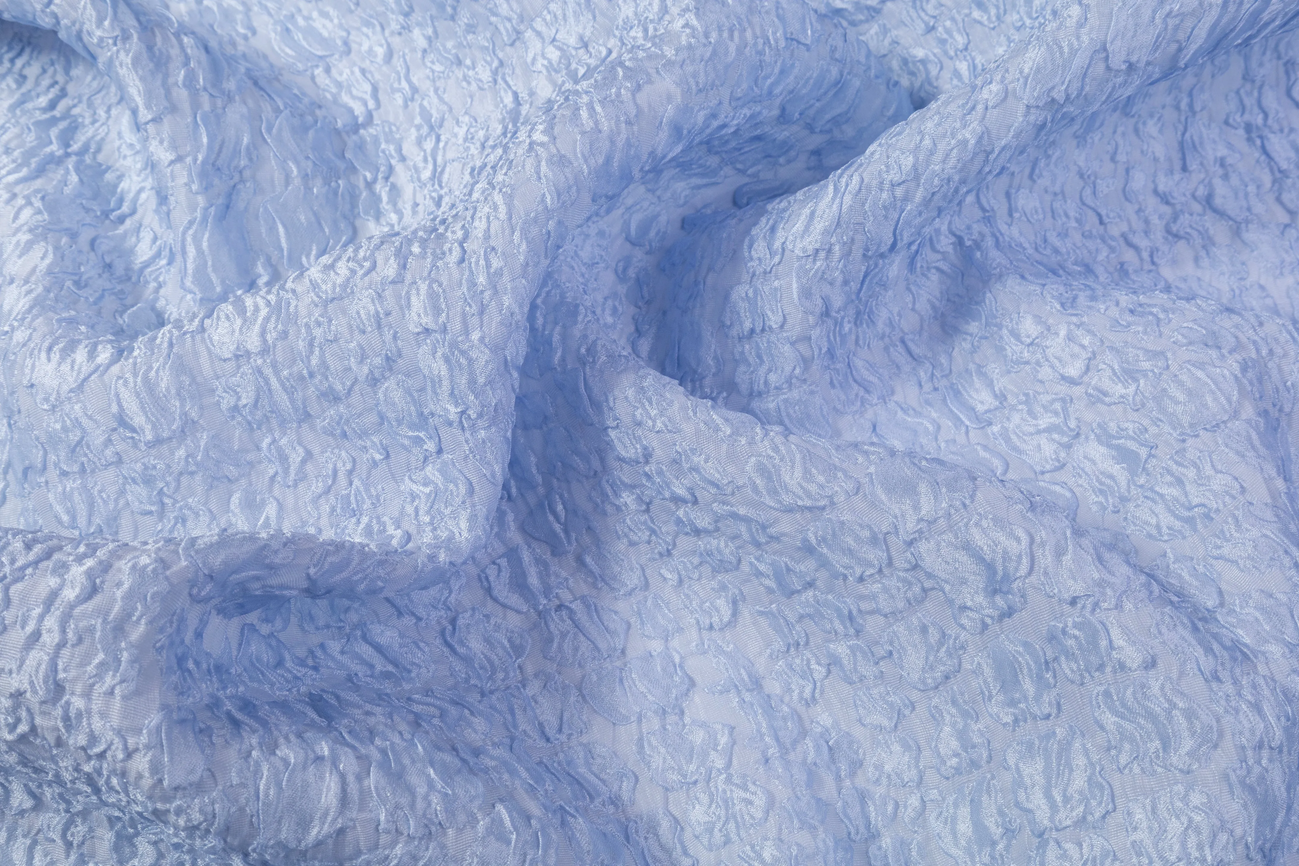 Crushed Silk Gauze - Periwinkle