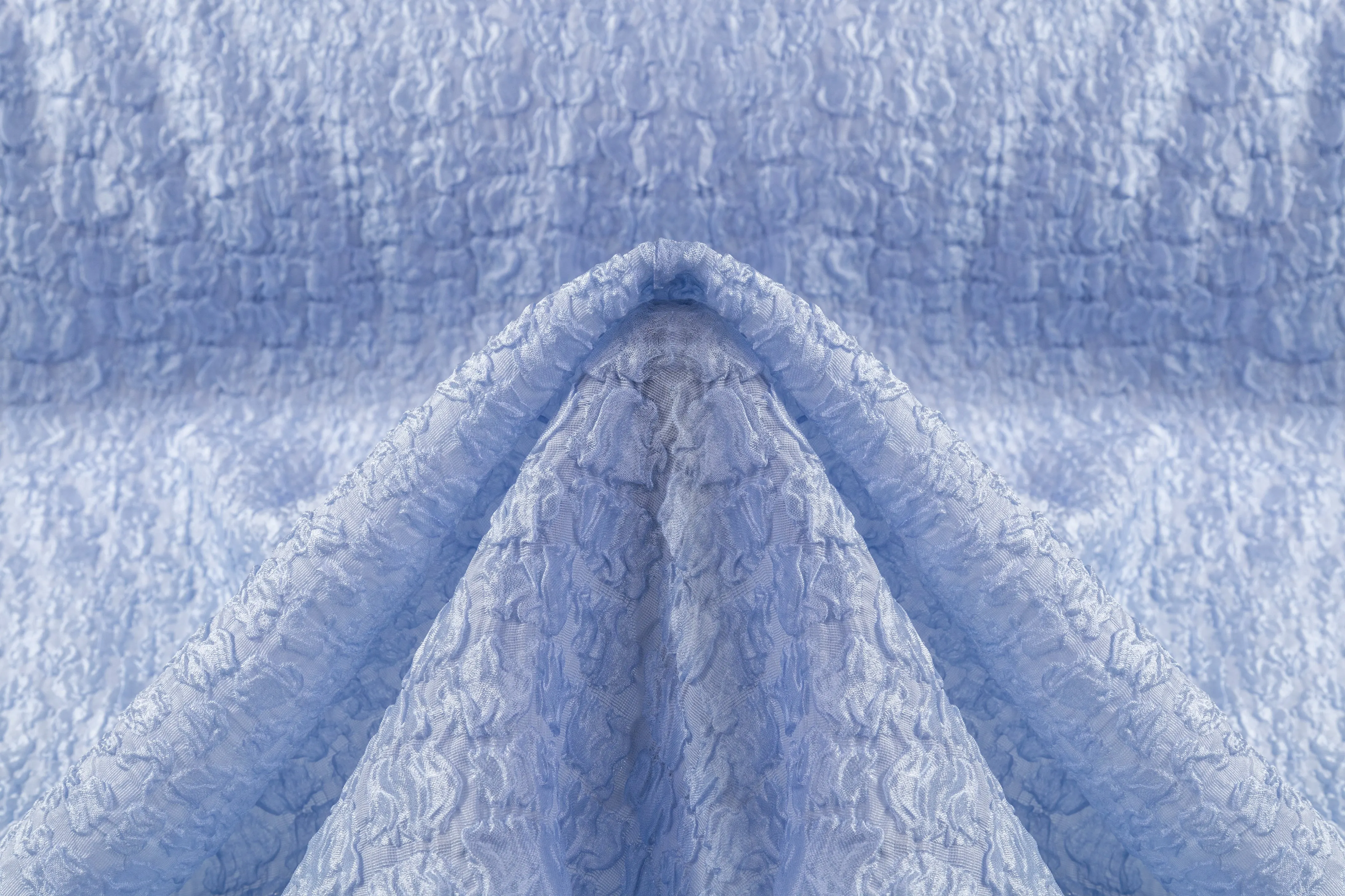 Crushed Silk Gauze - Periwinkle