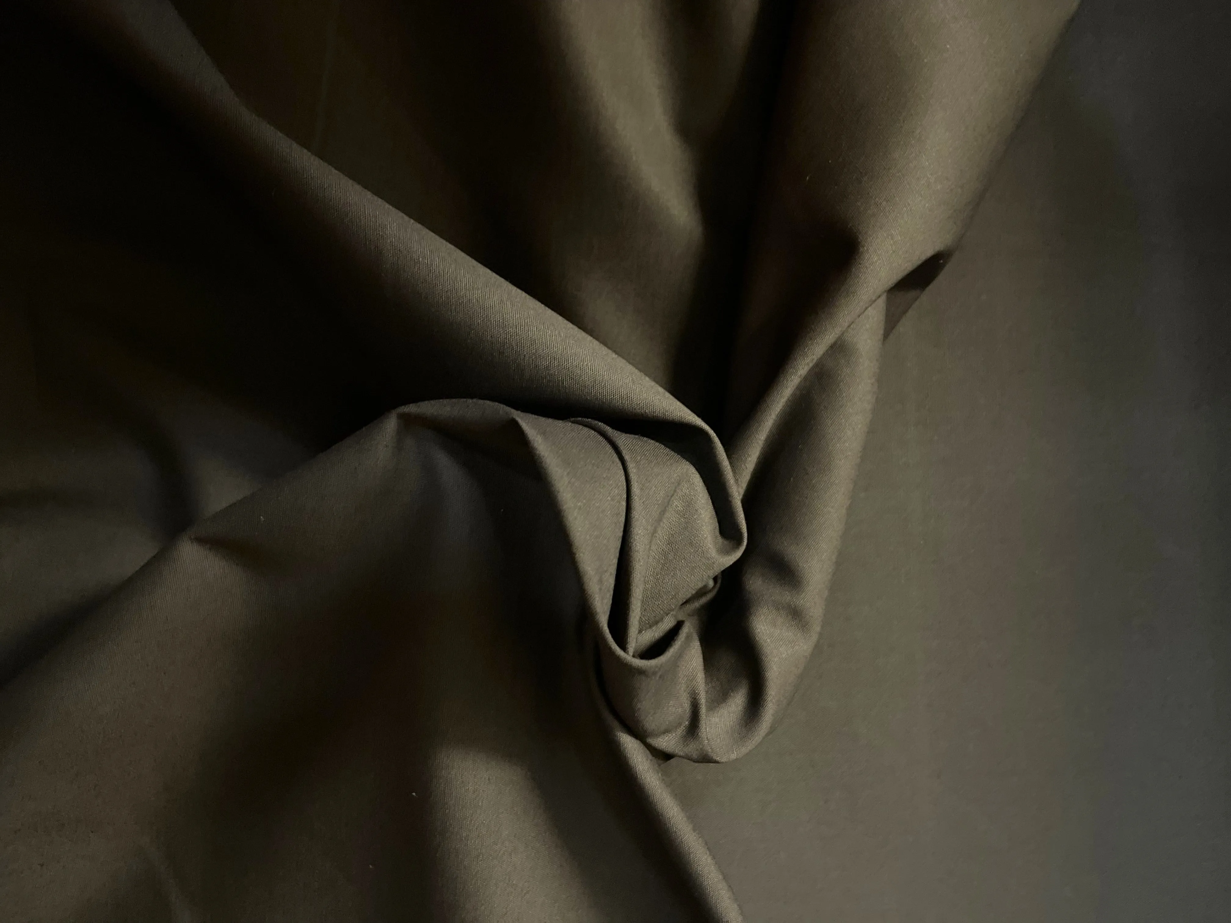 Dark Brown Cotton Shirting