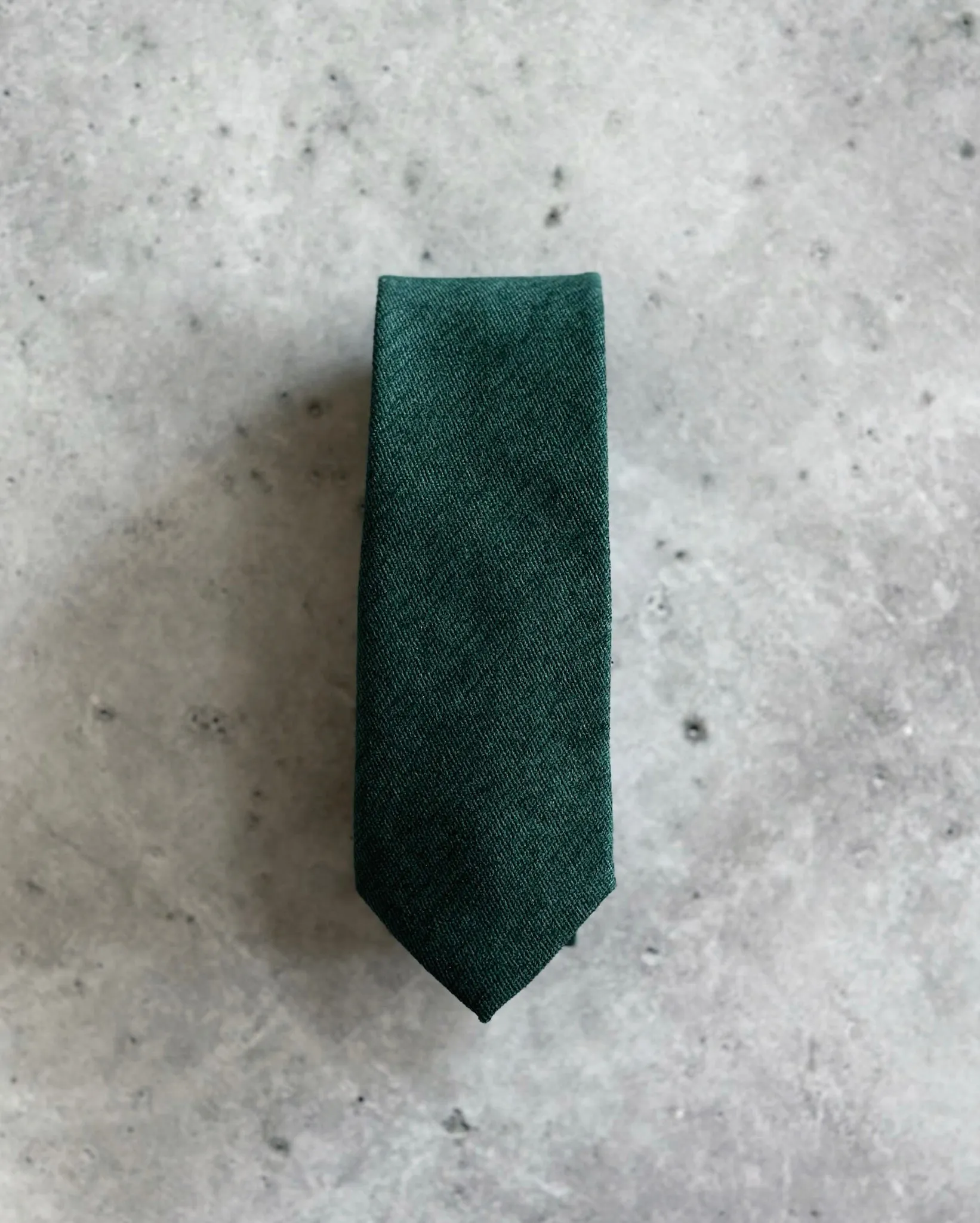 Dark Green Cotton Pocket Square