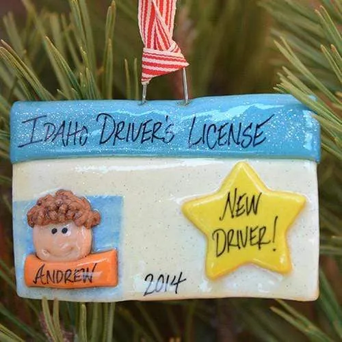 Driver's License Christmas Ornament