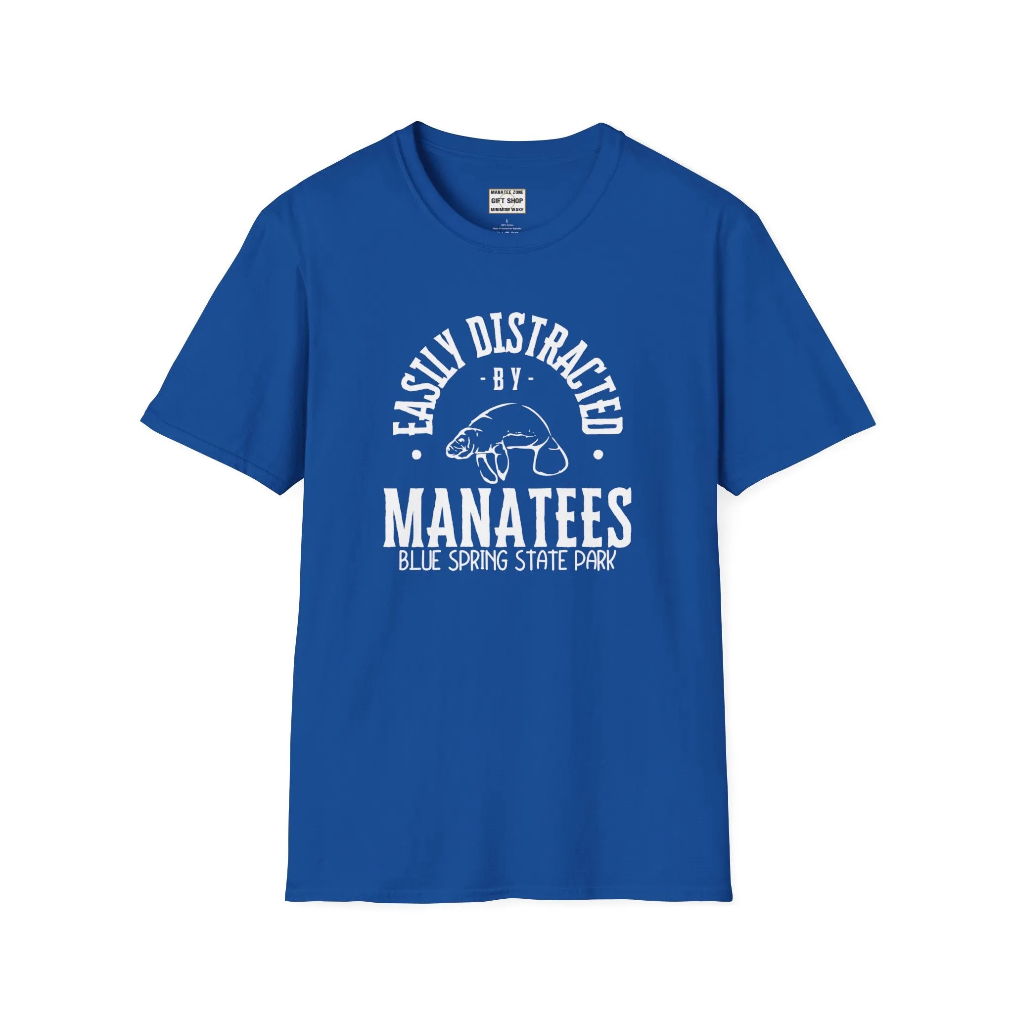 Easily Distracted by Manatees  • Unisex Softstyle T-Shirt