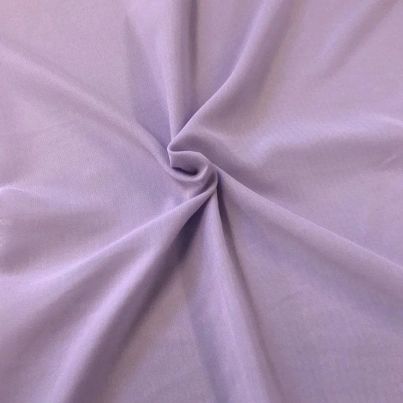 FabricLA Hi Multi Chiffon Fabric | Lilac