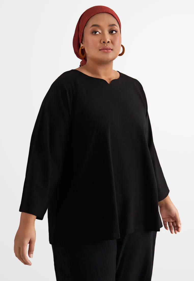 Falisca EVERYDAY Crown Neckline Loose Fit Tee