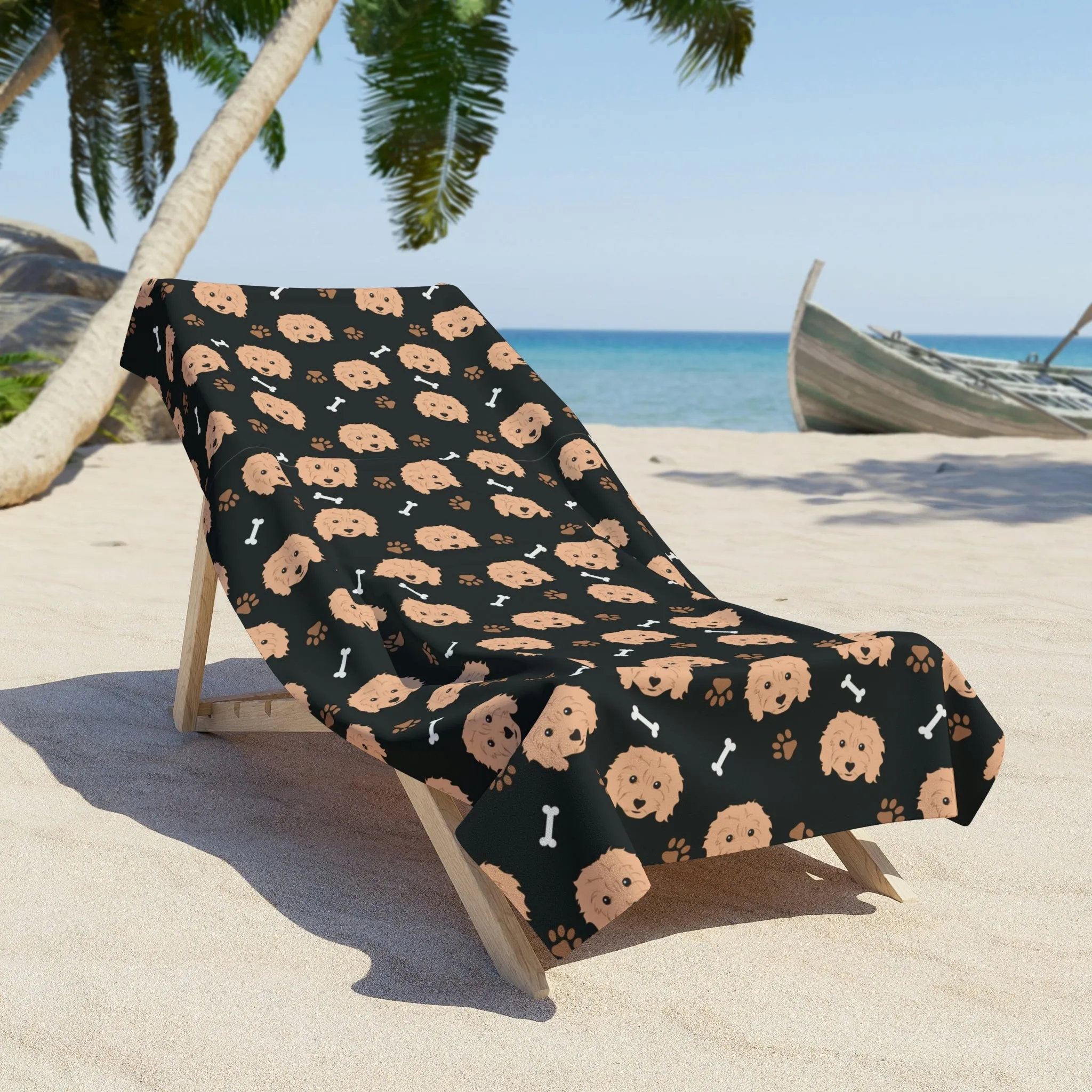 Goldendoodles Beach Towel