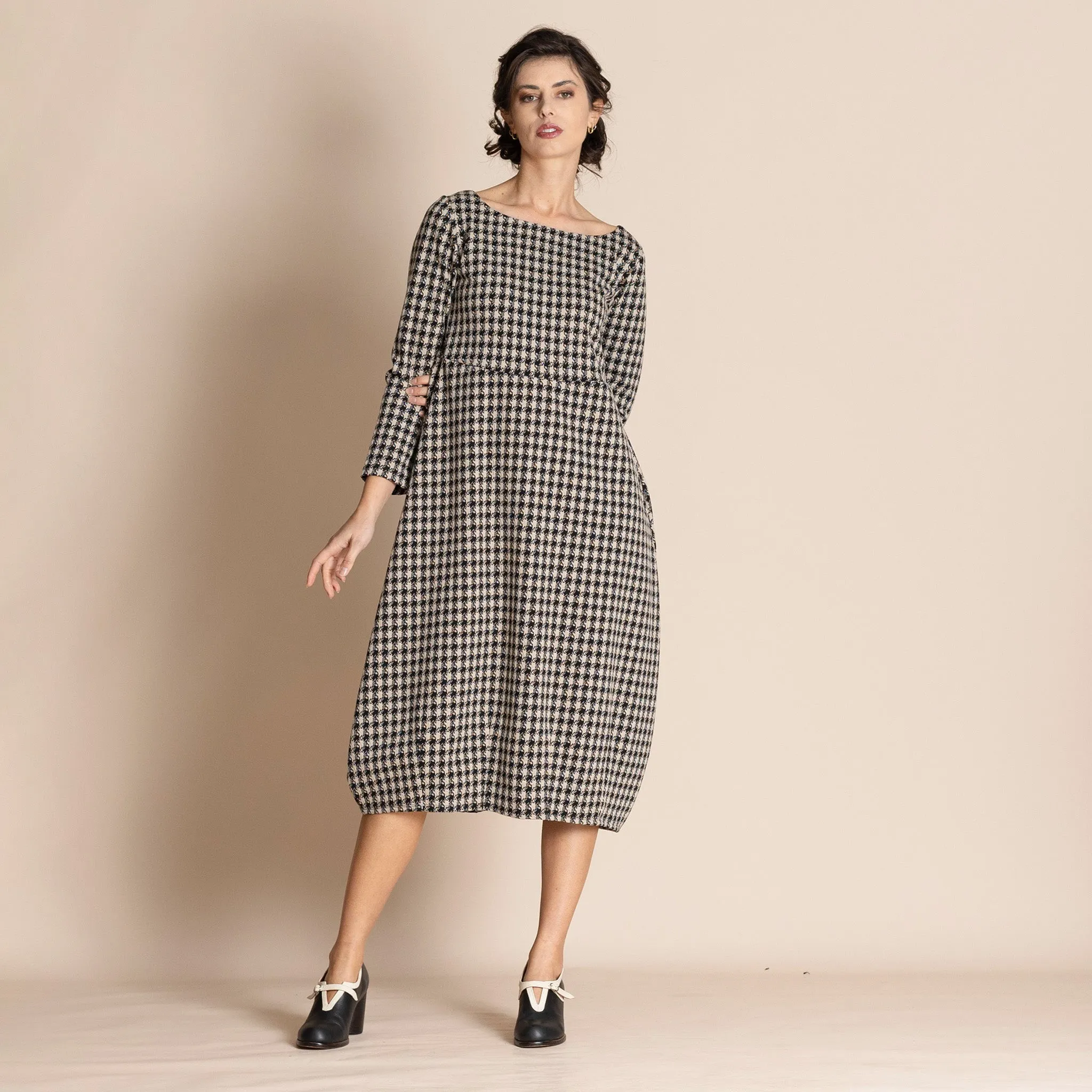 houndstooth romance dress