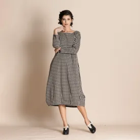 houndstooth romance dress