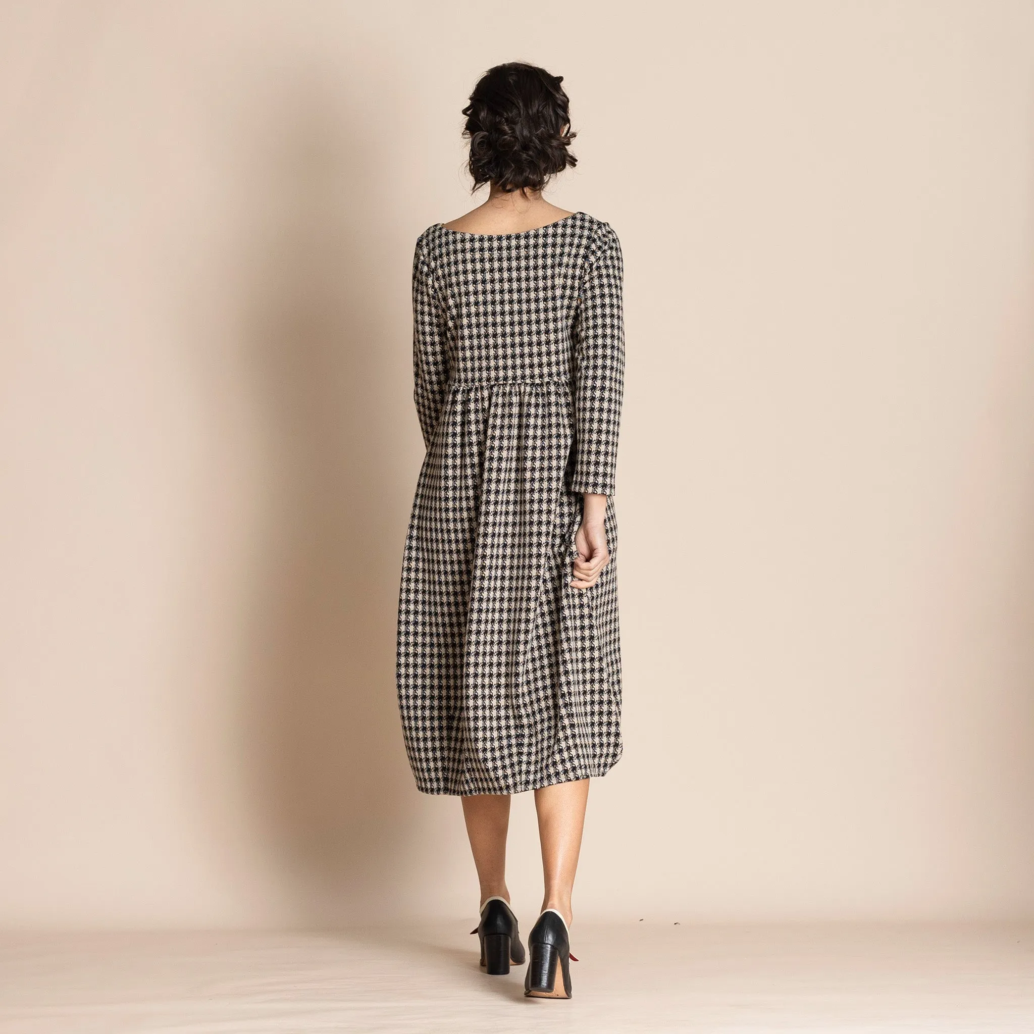 houndstooth romance dress