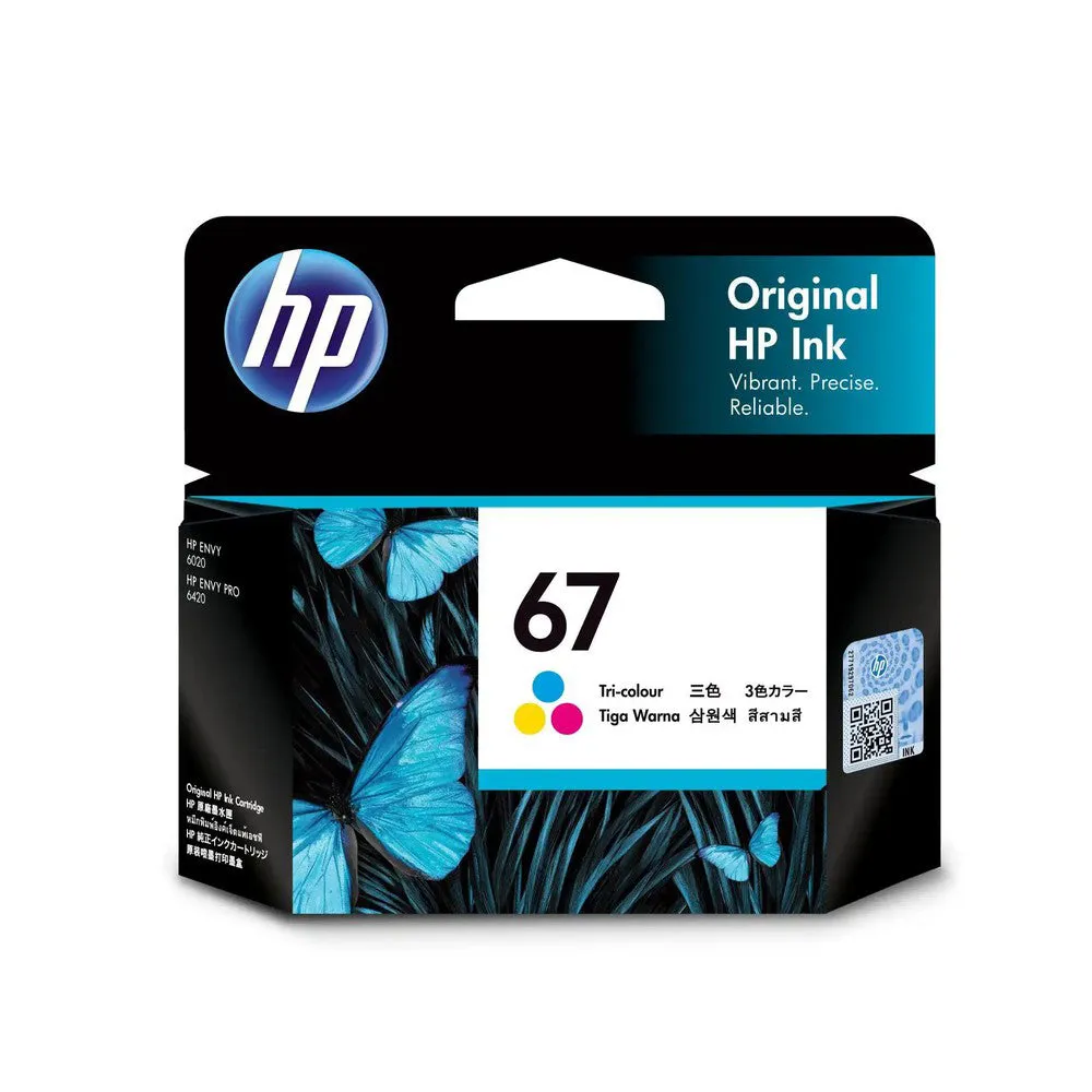 HP 67 Black / Tri Original Ink Cartridge ( 3YM56AA / 3YM55AA )