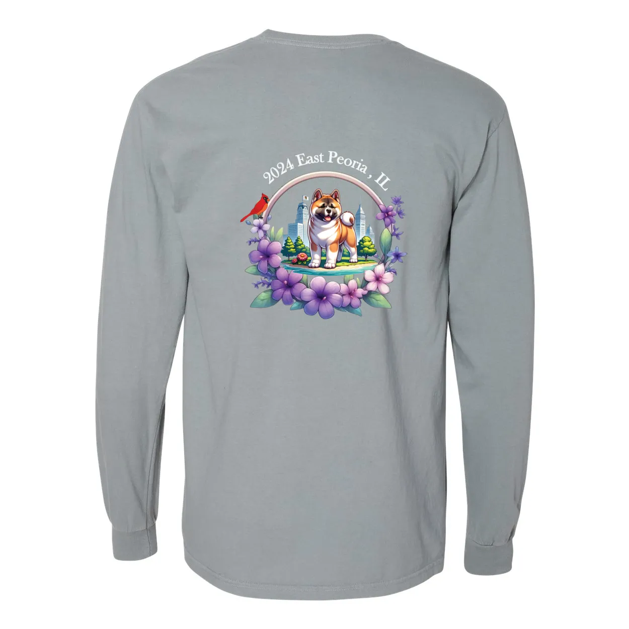 IL Akita Long Sleeve Pocket T-Shirt